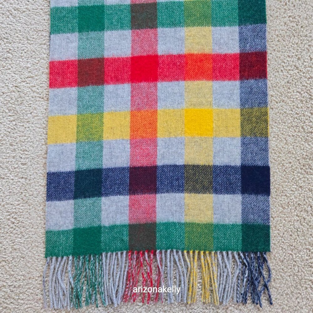 NWOT Hudson's Bay Company 100% Wool Stripes Colorful HBC - Picture 3 of 11